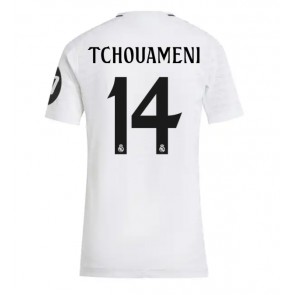 Real Madrid Aurelien Tchouameni #14 Domaci Dres za Ženska 2024-25 Kratak Rukavima